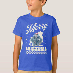 Funny Christmas Yeti Holiday Humour T-Shirt