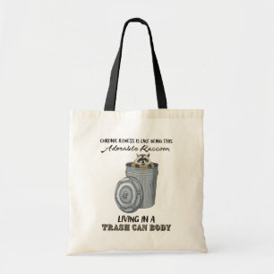 Funny Chronic Illness Tote, Chronic Illness Joke Tote Bag