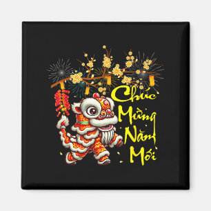 Funny Chuc Mung Nam Moi Happy Vietnamese New Year Magnet