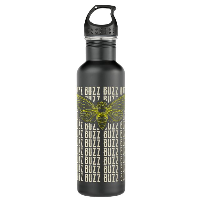 Funny  Cicada Swarm Brood X Song Of My People Cica 710 Ml Water Bottle (Front)