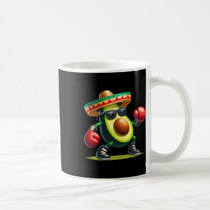 Funny Cinco De Mayo Avocado Boxing Lovers Mexican Coffee Mug