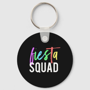 Funny Cinco De Mayo Fiesta Squad Design For Partie Key Ring