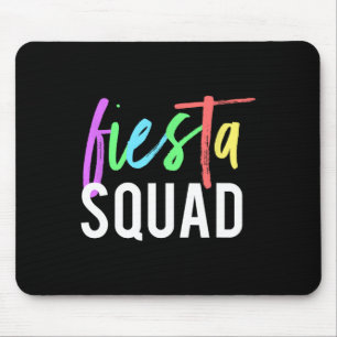 Funny Cinco De Mayo Fiesta Squad Design For Partie Mouse Pad