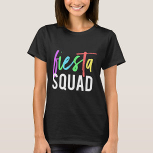 Funny Cinco De Mayo Fiesta Squad Design For Partie T-Shirt