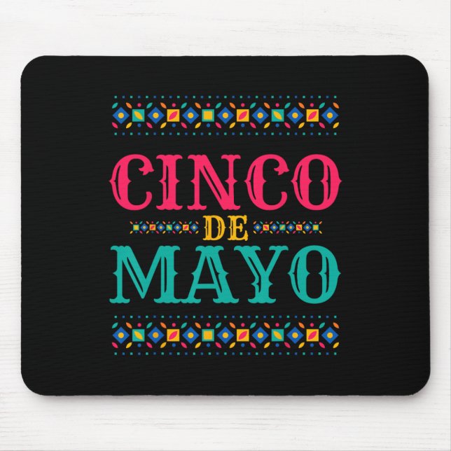 Funny Cinco De Mayo For Mexican Party 2  Mouse Pad (Front)