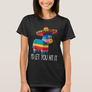 Funny Cinco De Mayo Funny Pinata Sombrero Hat Men  T-Shirt