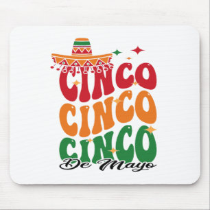 Funny Cinco De Mayo Mexican Fiesta 5 De Mayo Men W Mouse Pad
