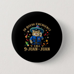 Funny Cinco De Mayo Paramedic Tacos Cat Lover 911 6 Cm Round Badge