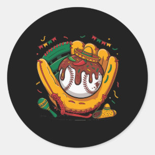 Funny Cinco De Mayo Sell Glove Lets Fiesta 5 De Ma Classic Round Sticker