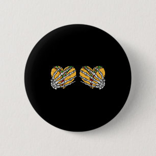 Funny cinco de mayo taco skull hands Funny cinco d 6 Cm Round Badge