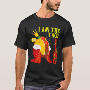 Funny Cinco De Mayo tee I Am the Taco King Boy Dow