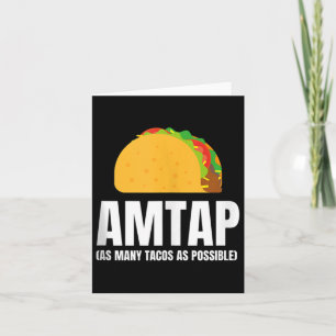 Funny Cinco De Mayo Workout Gymas Many Tacos As Po Card
