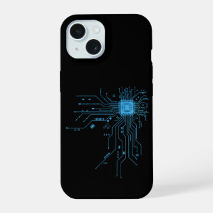 Funny Circuit Board Computer Electronics iPhone 15 Case