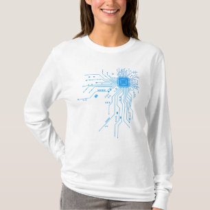 Funny Circuit Board Computer Electronics T-Shirt