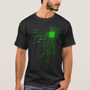 Funny Circuit Board Computer Electronics T-Shirt