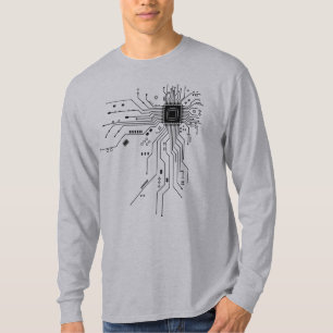 Funny Circuit Board Computer Electronics T-Shirt