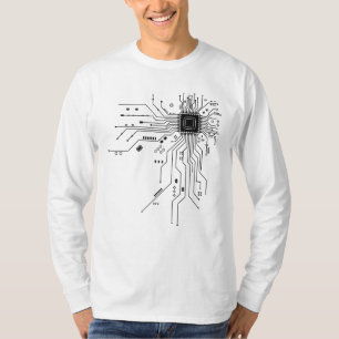 Funny Circuit Board Computer Electronics T-Shirt
