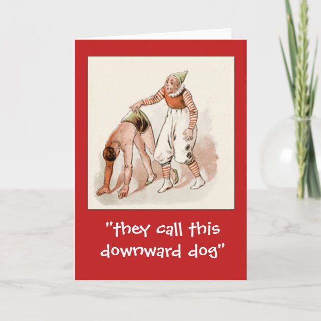 Funny Circus Poster (Maybe Risque!) Card (Front)
