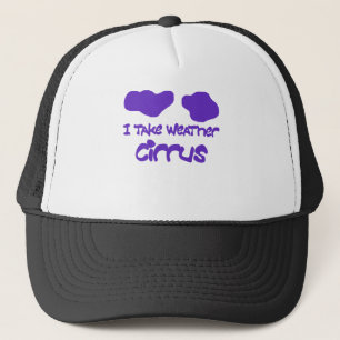 funny cirrus trucker hat