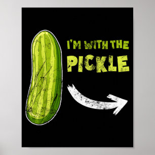 Funny Ckle i'm With The Ckle' Matching Halloween F Poster