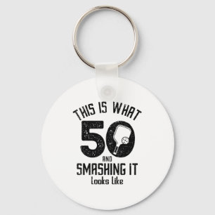 Funny Ckleball 50th Birthday 50 Years Old Love Ckl Key Ring