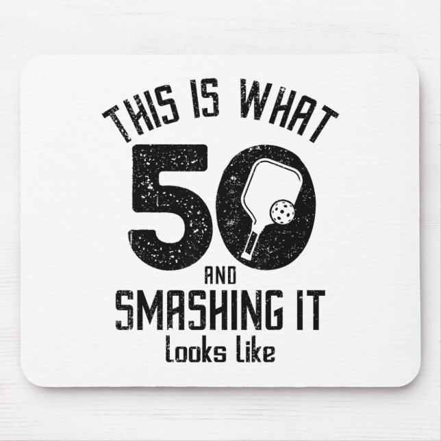 Funny Ckleball 50th Birthday 50 Years Old Love Ckl Mouse Pad (Front)
