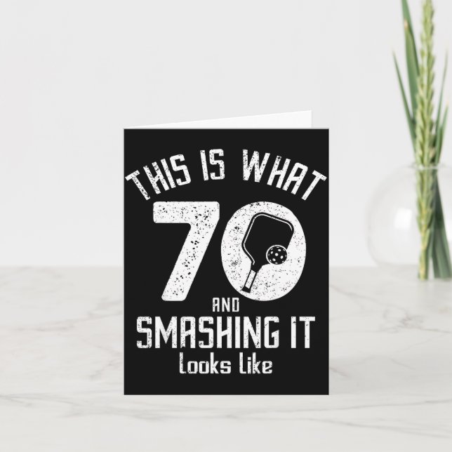 Funny Ckleball 70th Birthday 70 Years Old Love Ckl Card (Front)