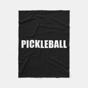Funny Ckleball, I Like Ckleball  Fleece Blanket