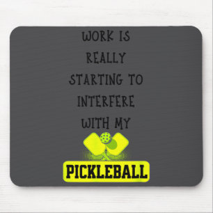 Funny Ckleball Work Quote Ckleball Lover Office Jo Mouse Pad