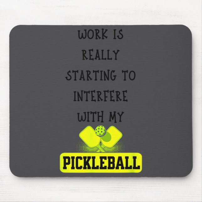 Funny Ckleball Work Quote Ckleball Lover Office Jo Mouse Pad (Front)