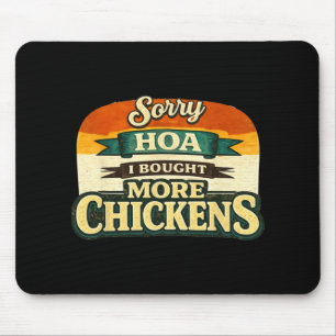 Funny Ckyard Chicken Owner Design – Urn Hen Lover Mouse Pad