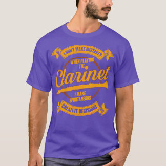 Funny Clarinet Player Clarinetist Gift T-Shirt