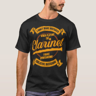 Funny Clarinet Player Clarinetist Gift T-Shirt
