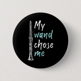 Funny Clarinetist Classical Music Clarinet 6 Cm Round Badge