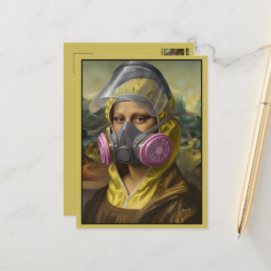 Funny Classic Art Parody Postcard