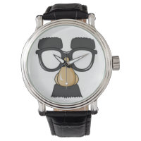 Funny Classic Comedy Humour Moustache Glasses Joke