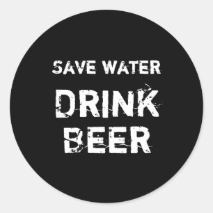 Funny - classic round sticker