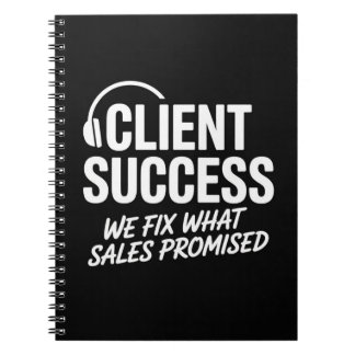Funny Client Success Manager Gift Notebook
