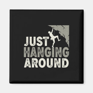 Funny Climb Bouldering Mountain Climbing  Magnet