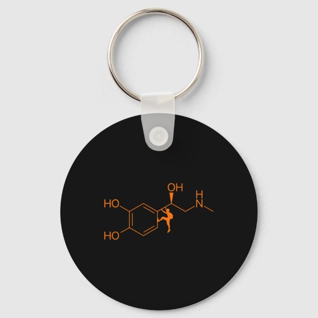 Funny Climbing Adrenaline Formula, Rock Climber  Key Ring (Front)