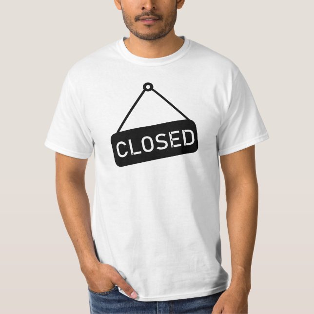 Funny Closed T-Shirt (Front)
