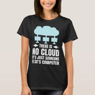 Funny Cloud Computing Design for Programmer Develo T-Shirt