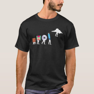 Funny Cloud Evolution Computer Science Programmer T-Shirt