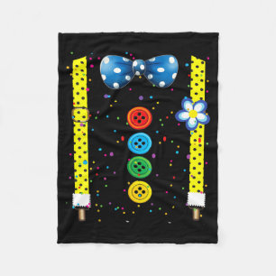 Funny Clown Costumes for Children Carnival Costume Fleece Blanket