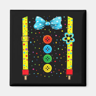 Funny clown costumes for children carnival costume magnet