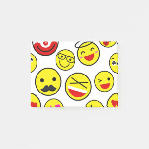 funny clown emojis post-it notes