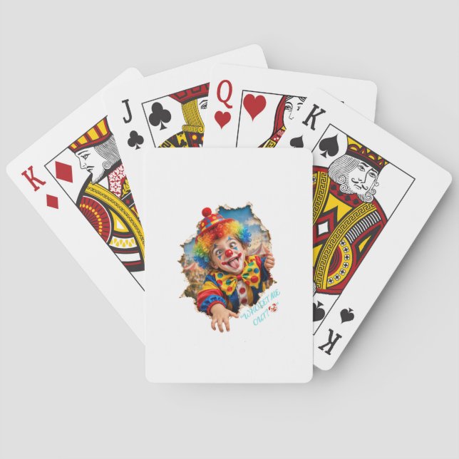 Funny Clown Playing Cards (Back)