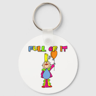 Funny Clown T-shirts and Gifts Key Ring