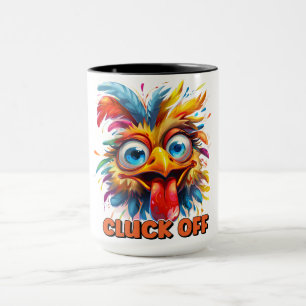 Funny Cluck Off Quote/ Chicken Mug