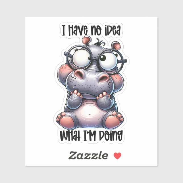Funny clueless hippo sarcasm (Sheet)